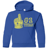 Sweatshirts Royal / YS Number One Titan Youth Hoodie