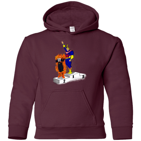 Sweatshirts Maroon / YS Number One Youth Hoodie