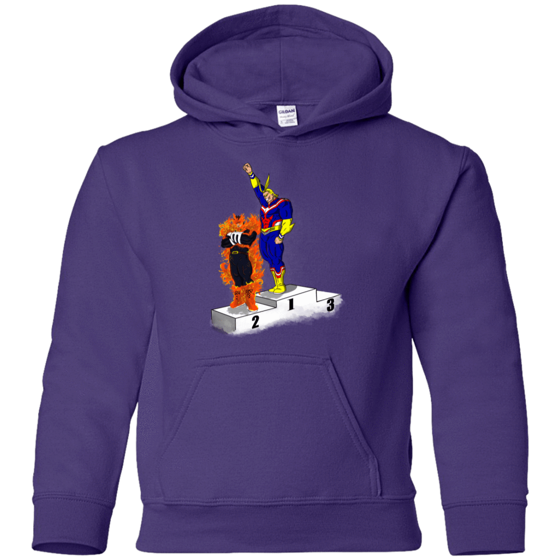 Sweatshirts Purple / YS Number One Youth Hoodie