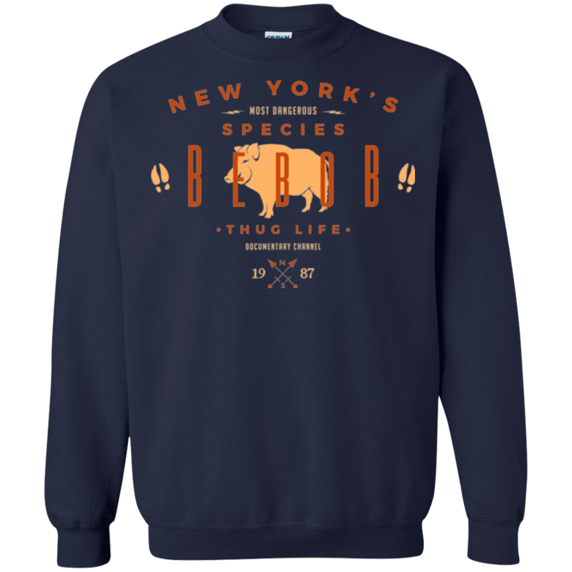 Sweatshirts Navy / Small NY SPECIES - BEBOB Crewneck Sweatshirt