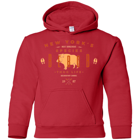 Sweatshirts Red / YS NY SPECIES - BEBOB Youth Hoodie