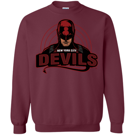 Sweatshirts Maroon / S NYC Devils Crewneck Sweatshirt