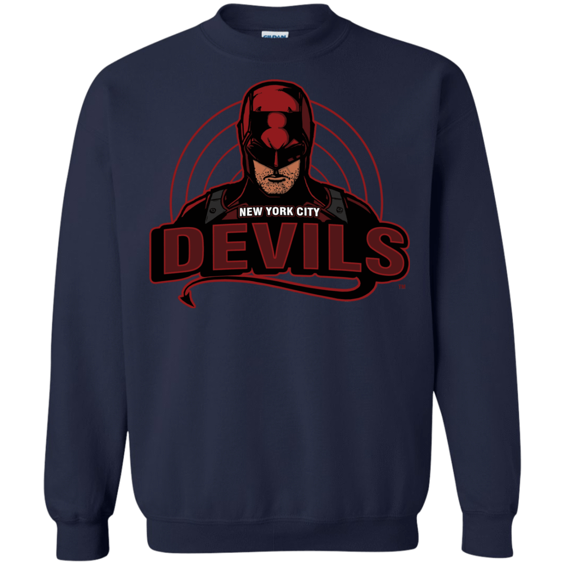 Sweatshirts Navy / S NYC Devils Crewneck Sweatshirt