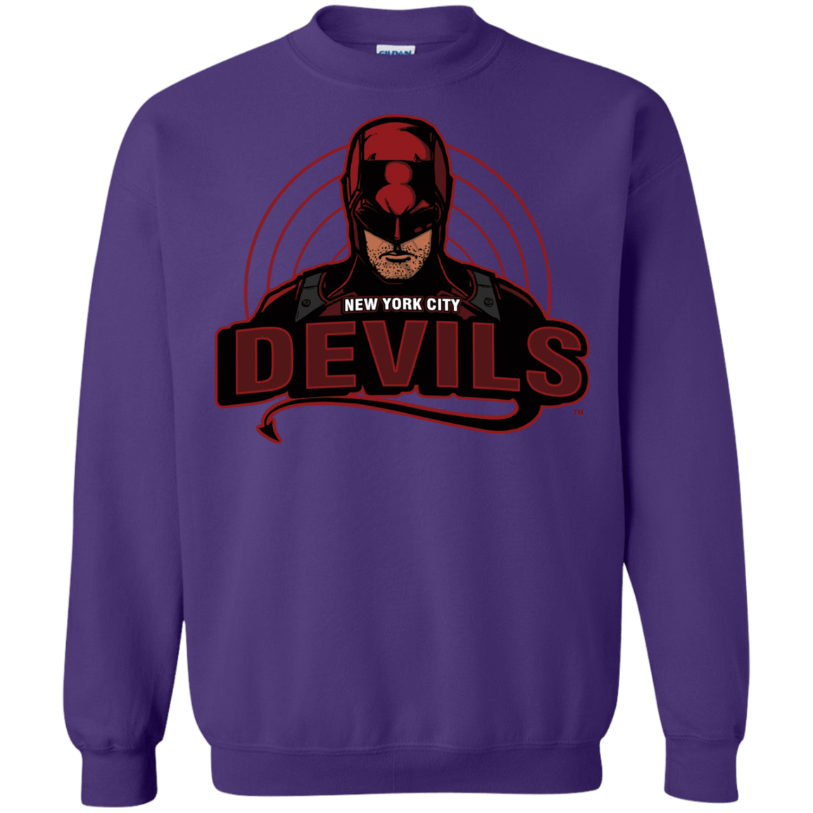 Sweatshirts Purple / S NYC Devils Crewneck Sweatshirt
