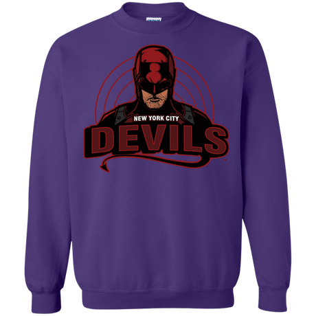 Sweatshirts Purple / S NYC Devils Crewneck Sweatshirt