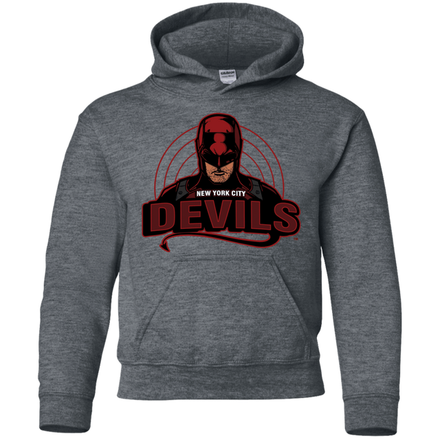 Sweatshirts Dark Heather / YS NYC Devils Youth Hoodie