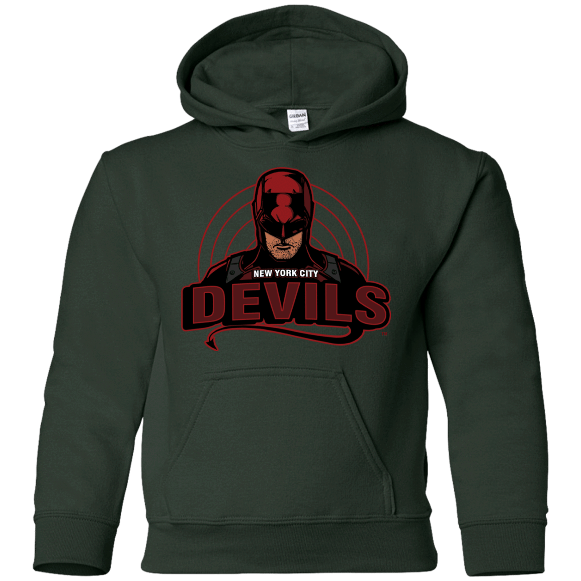 Sweatshirts Forest Green / YS NYC Devils Youth Hoodie