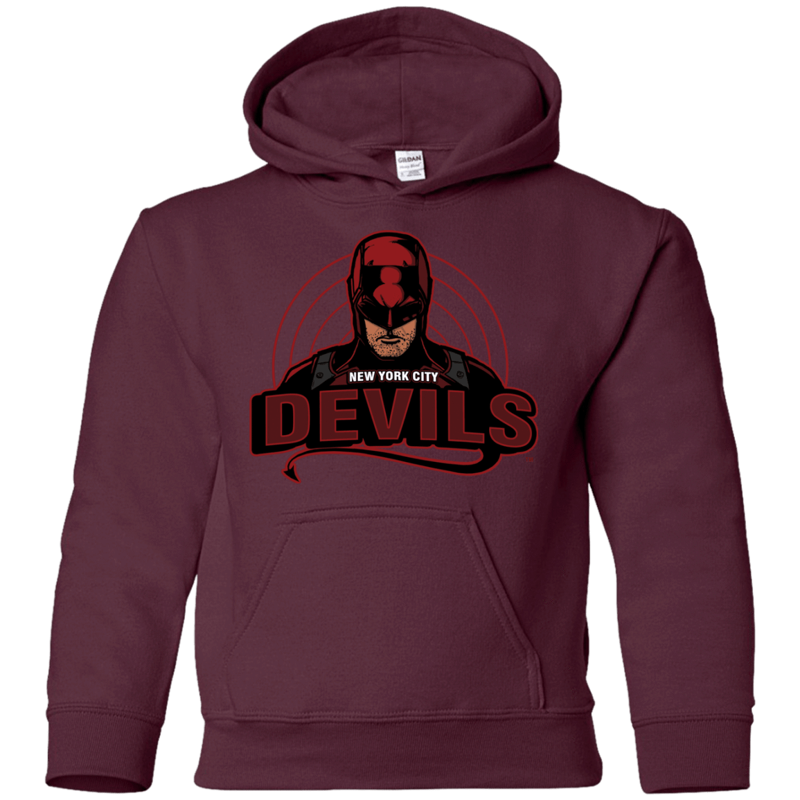 Sweatshirts Maroon / YS NYC Devils Youth Hoodie