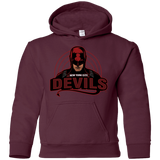 Sweatshirts Maroon / YS NYC Devils Youth Hoodie