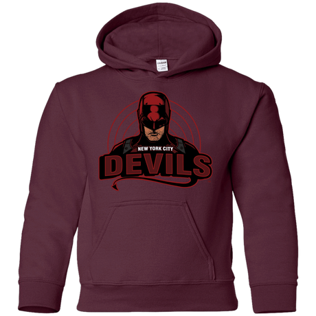 Sweatshirts Maroon / YS NYC Devils Youth Hoodie