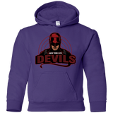 Sweatshirts Purple / YS NYC Devils Youth Hoodie