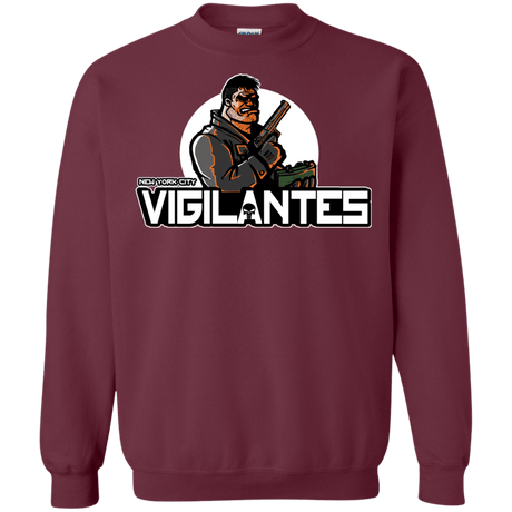 Sweatshirts Maroon / Small NYC Vigilantes Crewneck Sweatshirt