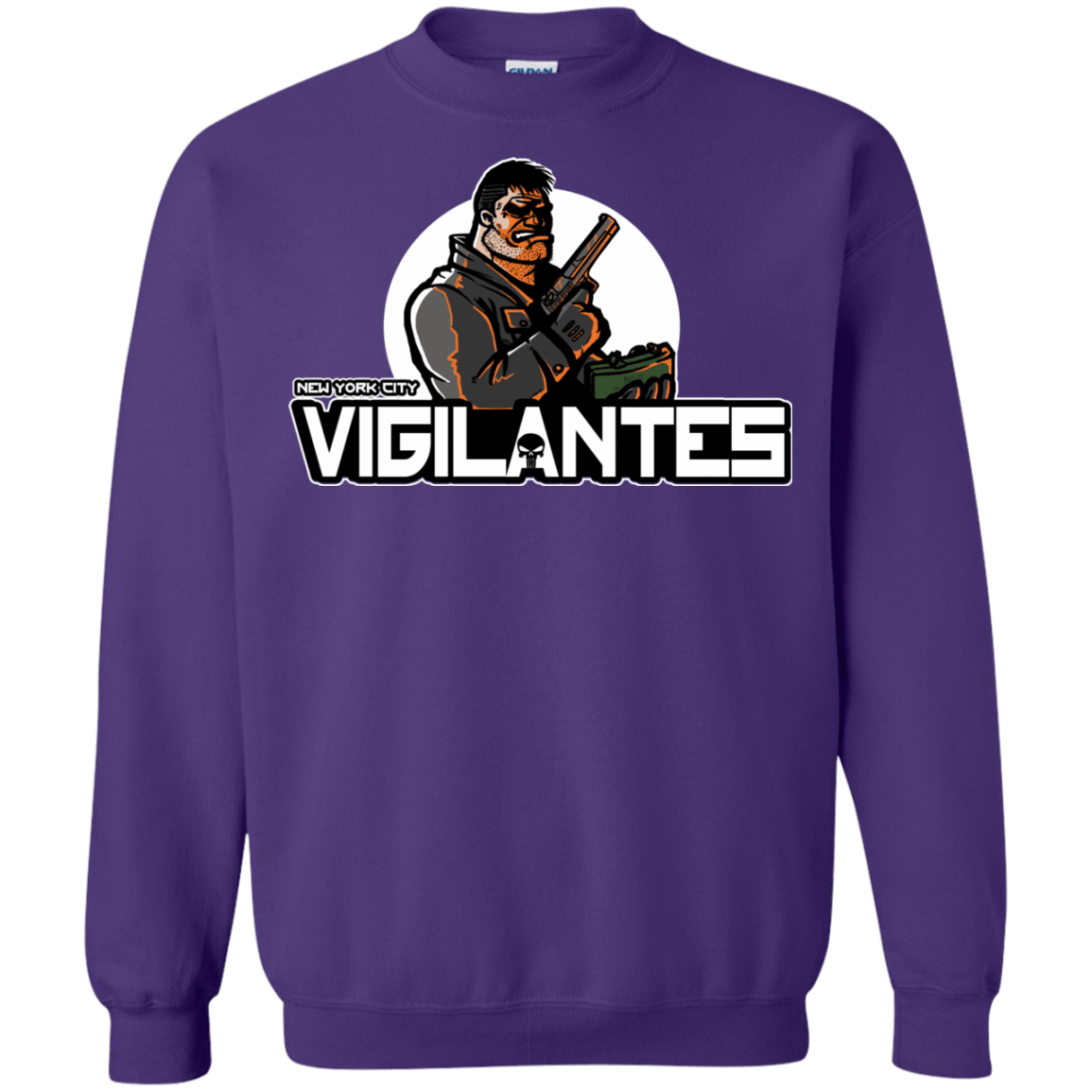 Sweatshirts Purple / Small NYC Vigilantes Crewneck Sweatshirt