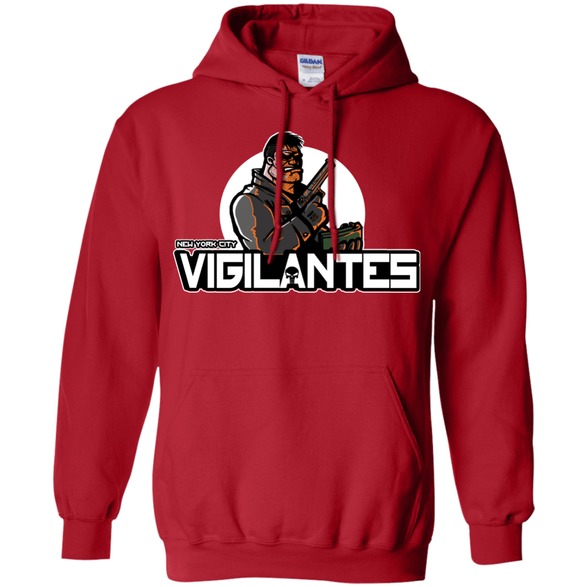 Sweatshirts Red / Small NYC Vigilantes Pullover Hoodie