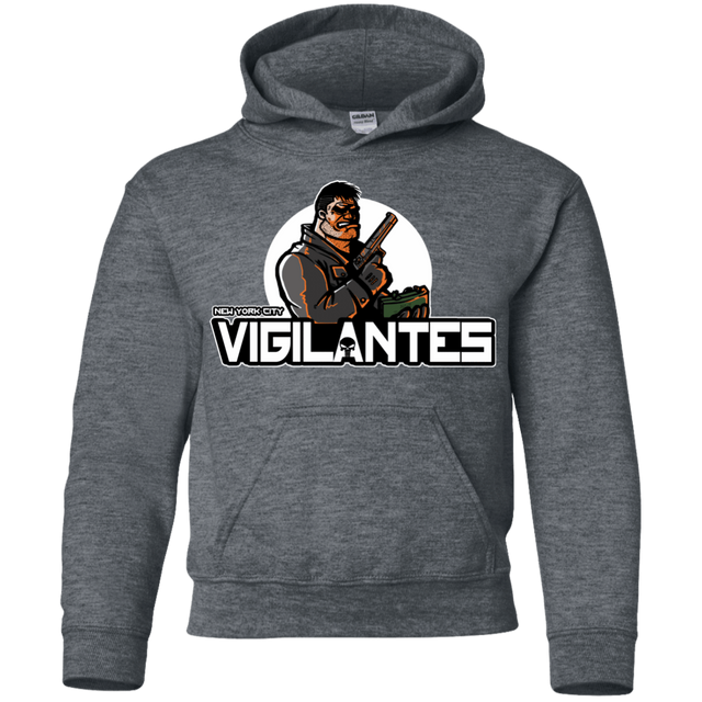 Sweatshirts Dark Heather / YS NYC Vigilantes Youth Hoodie
