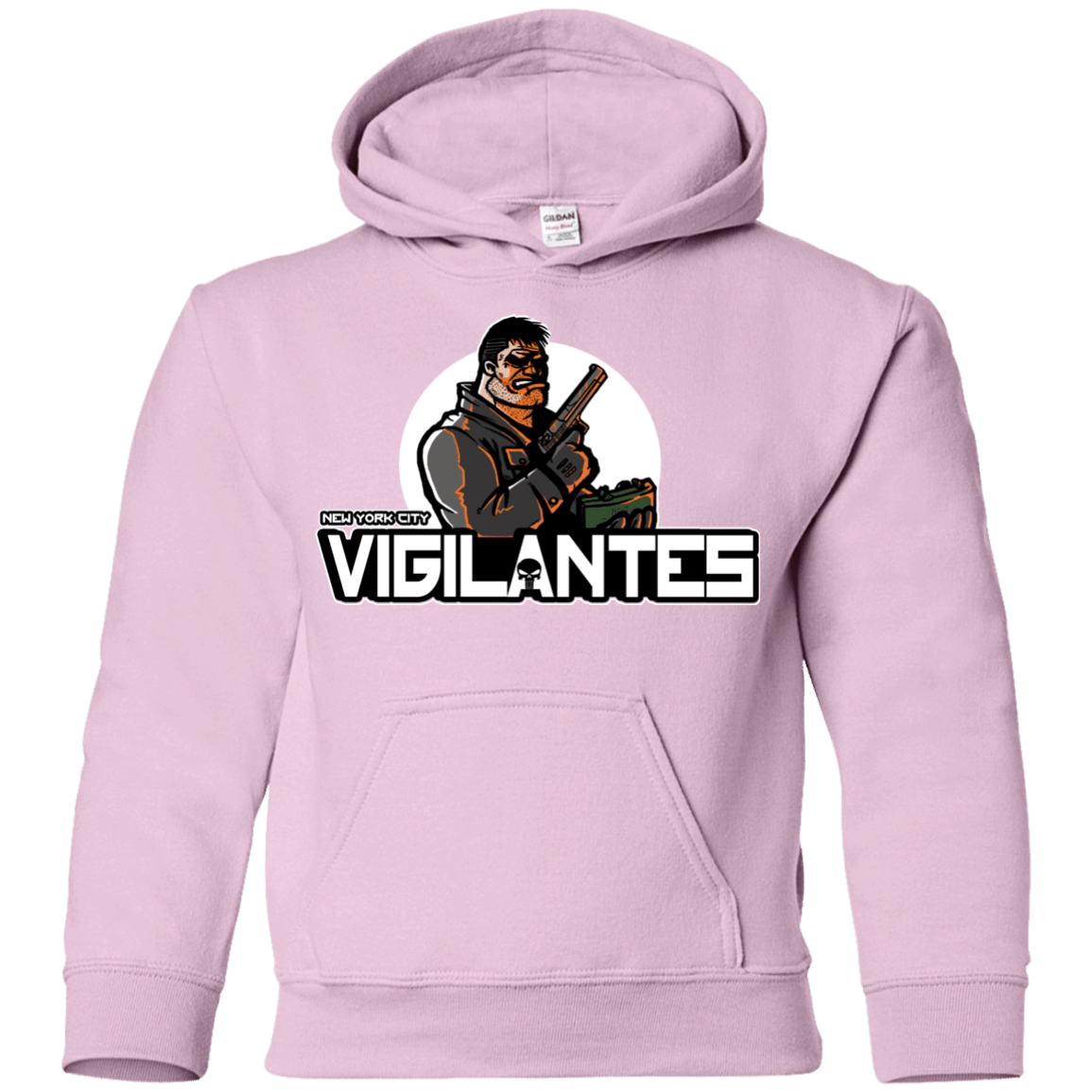 Sweatshirts Light Pink / YS NYC Vigilantes Youth Hoodie