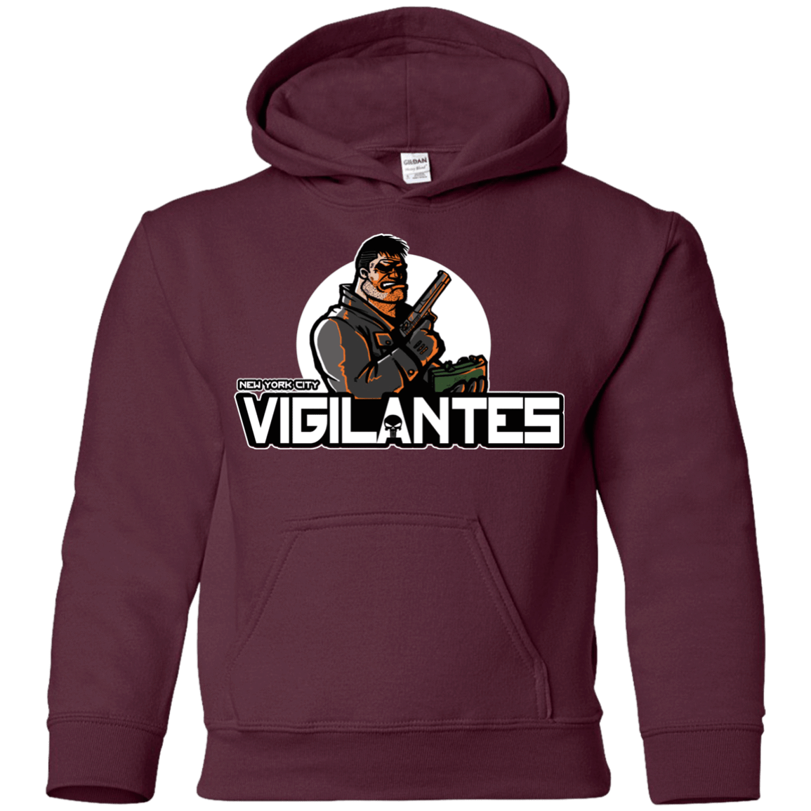 Sweatshirts Maroon / YS NYC Vigilantes Youth Hoodie