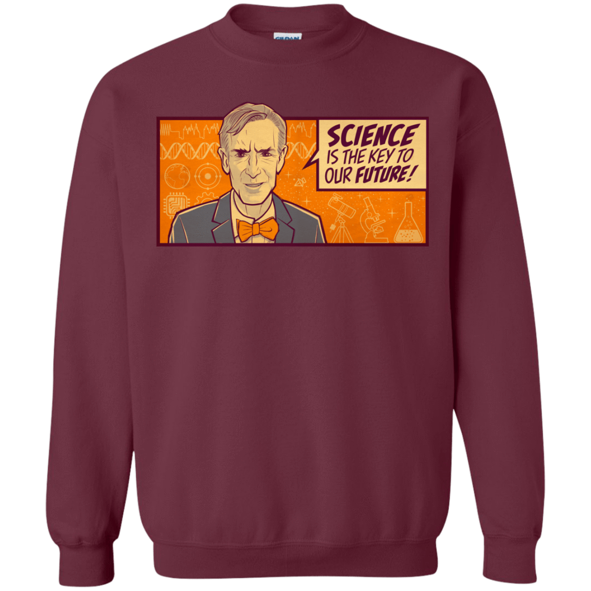Sweatshirts Maroon / S NYE key future Crewneck Sweatshirt