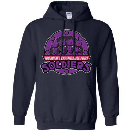 Sweatshirts Navy / Small OBEDIENT EXPENDABLE FOOT SOLDIERS Pullover Hoodie