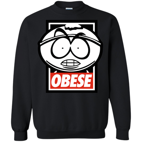 Sweatshirts Black / S Obese Crewneck Sweatshirt