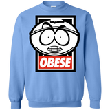 Sweatshirts Carolina Blue / S Obese Crewneck Sweatshirt