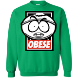 Sweatshirts Irish Green / S Obese Crewneck Sweatshirt