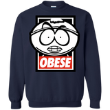 Sweatshirts Navy / S Obese Crewneck Sweatshirt