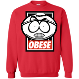 Sweatshirts Red / S Obese Crewneck Sweatshirt