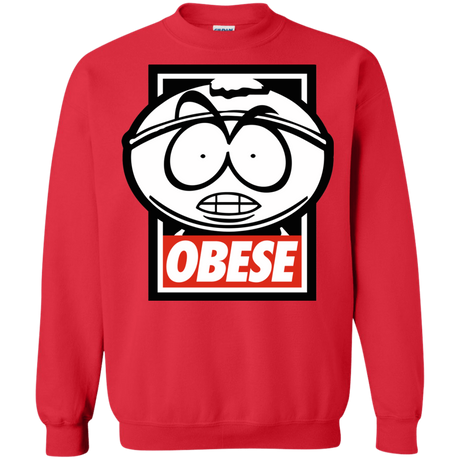Sweatshirts Red / S Obese Crewneck Sweatshirt