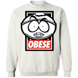 Sweatshirts White / S Obese Crewneck Sweatshirt
