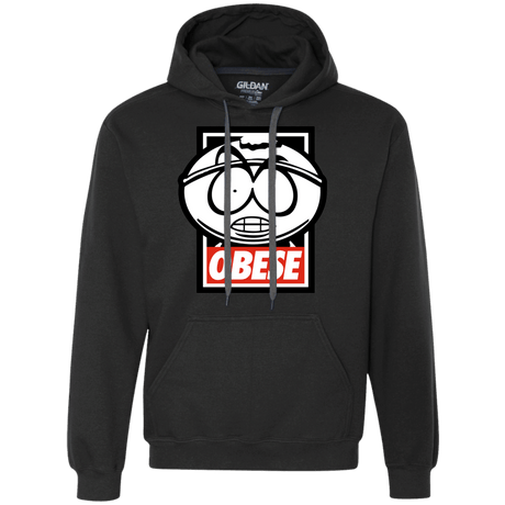 Sweatshirts Black / S Obese Premium Fleece Hoodie