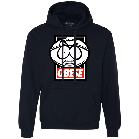 Sweatshirts Navy / S Obese Premium Fleece Hoodie