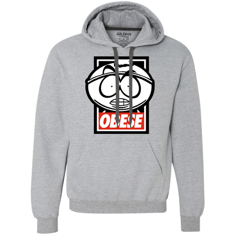 Sweatshirts Sport Grey / S Obese Premium Fleece Hoodie