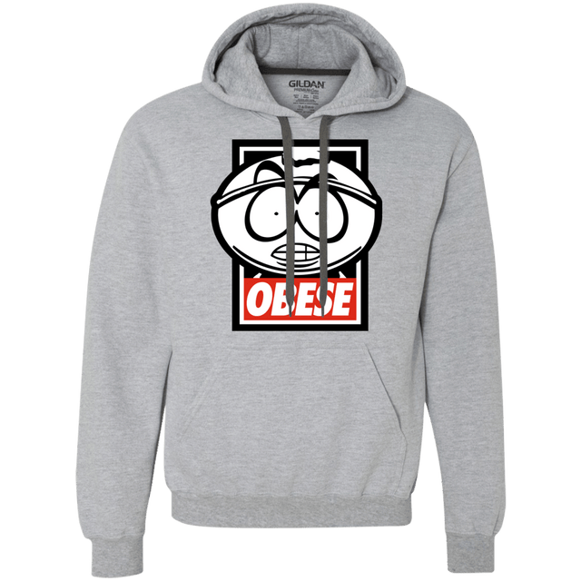 Sweatshirts Sport Grey / S Obese Premium Fleece Hoodie