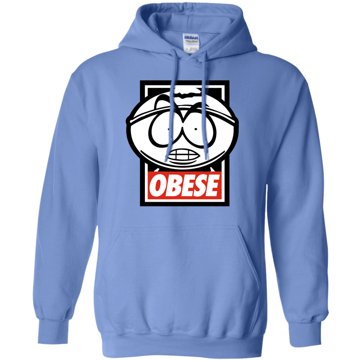 Sweatshirts Carolina Blue / S Obese Pullover Hoodie
