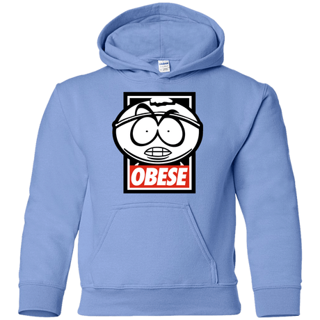 Sweatshirts Carolina Blue / YS Obese Youth Hoodie