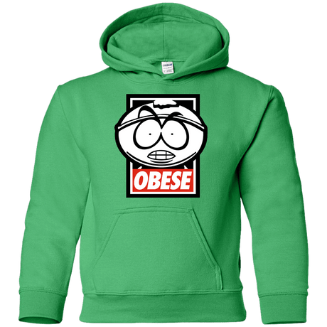 Sweatshirts Irish Green / YS Obese Youth Hoodie