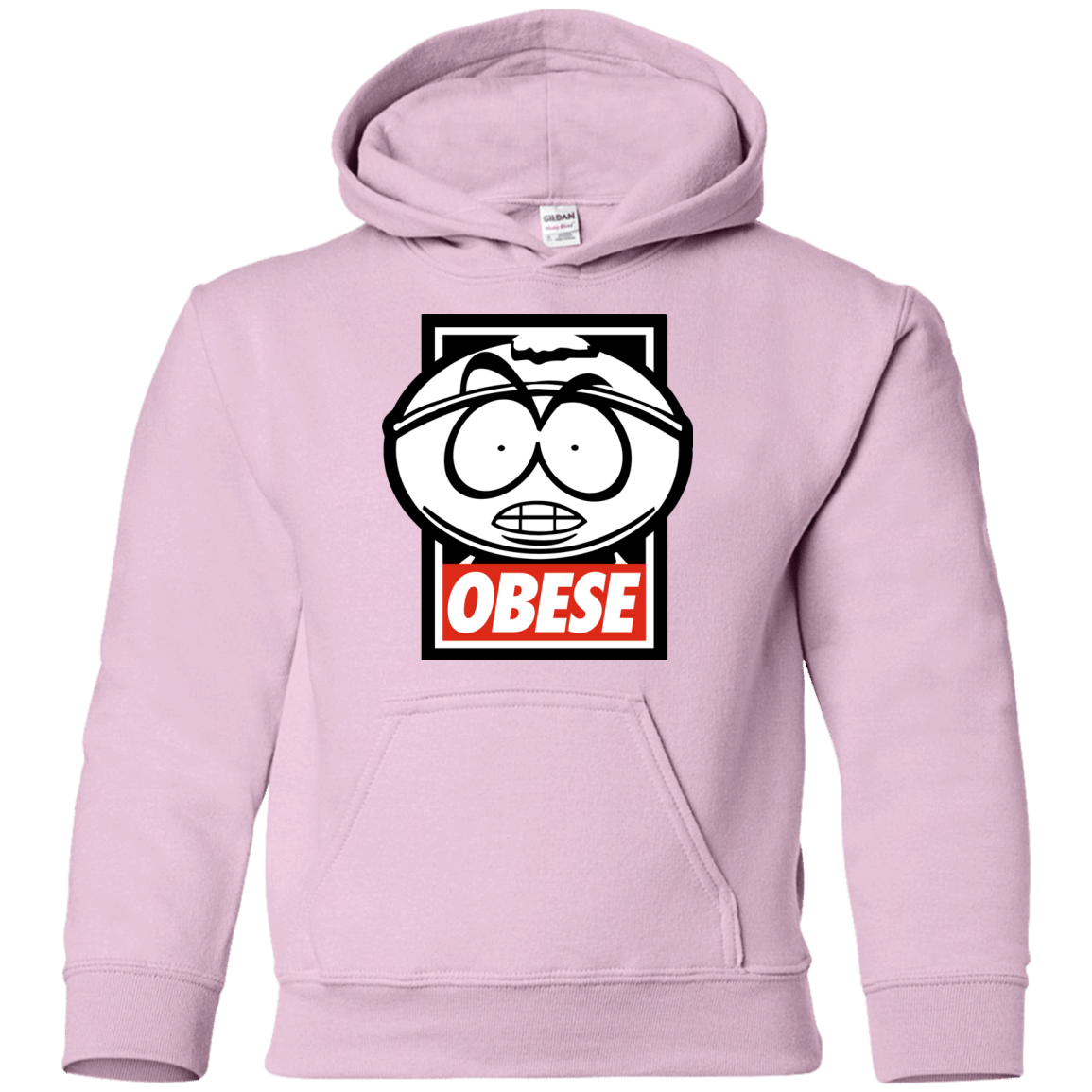 Sweatshirts Light Pink / YS Obese Youth Hoodie