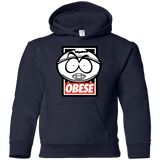 Sweatshirts Navy / YS Obese Youth Hoodie