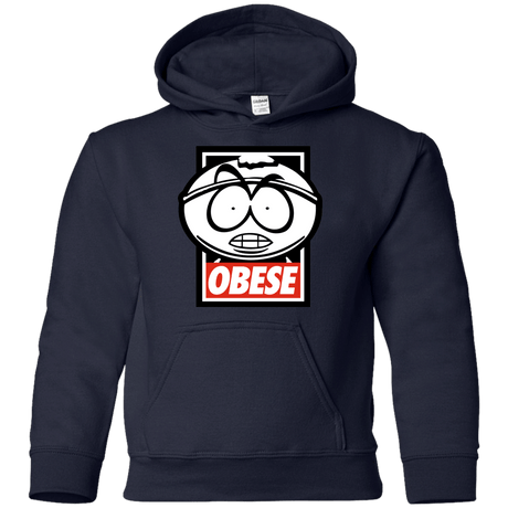 Sweatshirts Navy / YS Obese Youth Hoodie