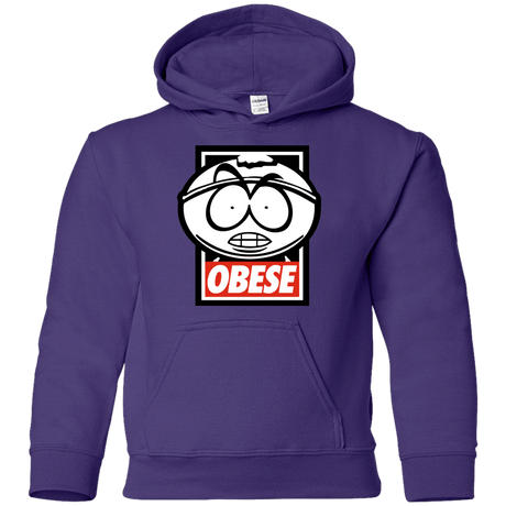Sweatshirts Purple / YS Obese Youth Hoodie