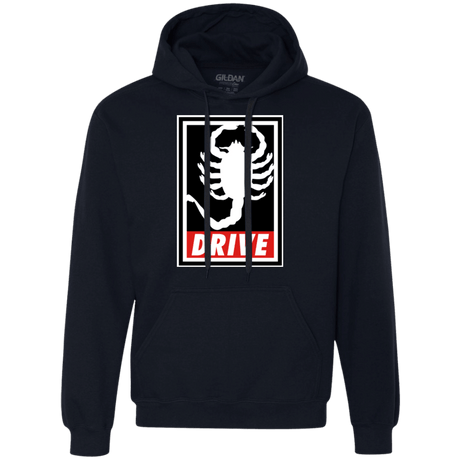 Sweatshirts Navy / Small Obey and drive Premium Fleece Hoodie