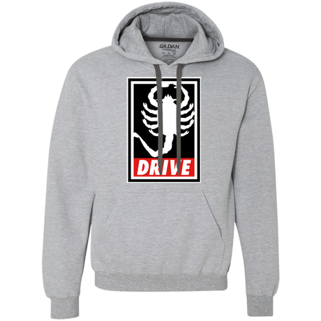 Sweatshirts Sport Grey / Small Obey and drive Premium Fleece Hoodie