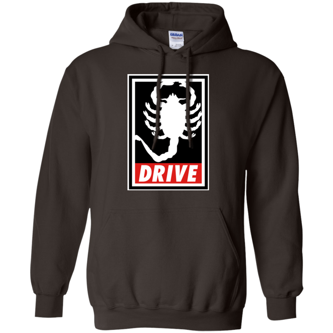 Sweatshirts Dark Chocolate / Small Obey and drive Pullover Hoodie