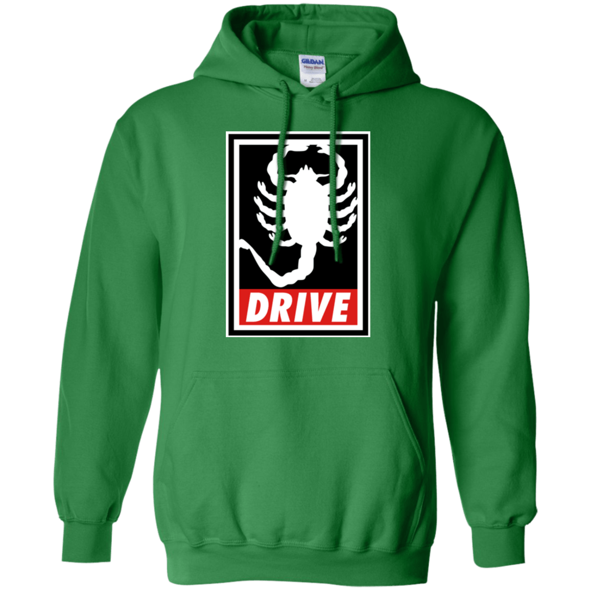 Sweatshirts Irish Green / Small Obey and drive Pullover Hoodie