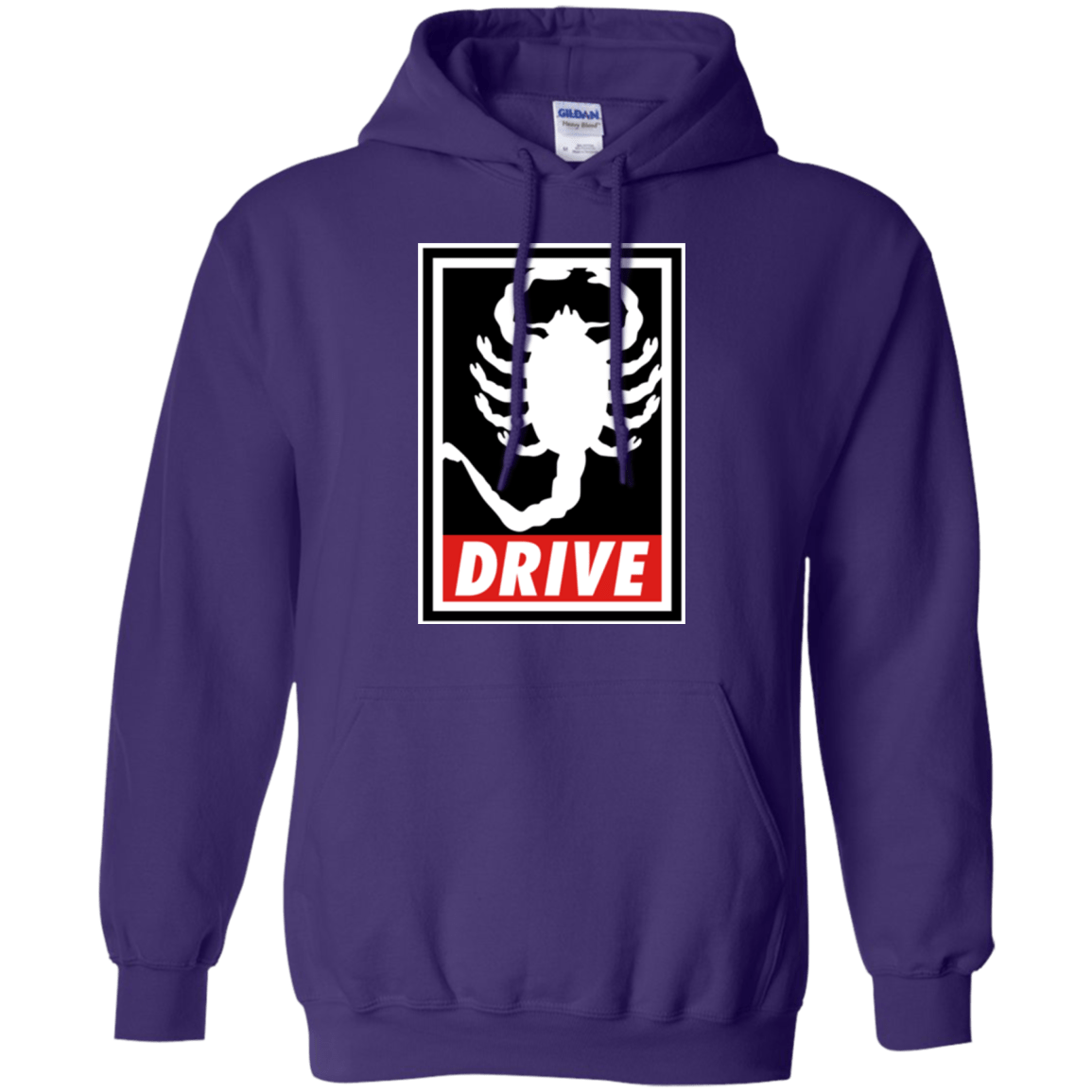 Sweatshirts Purple / Small Obey and drive Pullover Hoodie