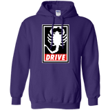 Sweatshirts Purple / Small Obey and drive Pullover Hoodie