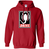 Sweatshirts Red / Small Obey and drive Pullover Hoodie