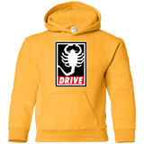 Sweatshirts Gold / YS Obey and drive Youth Hoodie