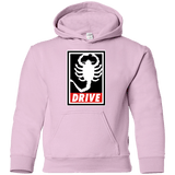 Sweatshirts Light Pink / YS Obey and drive Youth Hoodie